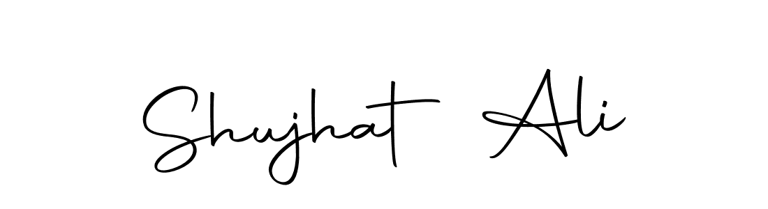The best way (Autography-DOLnW) to make a short signature is to pick only two or three words in your name. The name Shujhat Ali include a total of six letters. For converting this name. Shujhat Ali signature style 10 images and pictures png