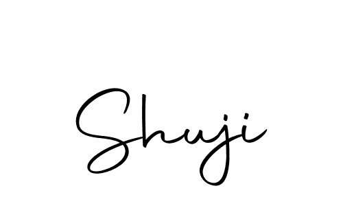 Design your own signature with our free online signature maker. With this signature software, you can create a handwritten (Autography-DOLnW) signature for name Shuji. Shuji signature style 10 images and pictures png