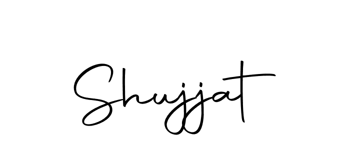 Design your own signature with our free online signature maker. With this signature software, you can create a handwritten (Autography-DOLnW) signature for name Shujjat. Shujjat signature style 10 images and pictures png