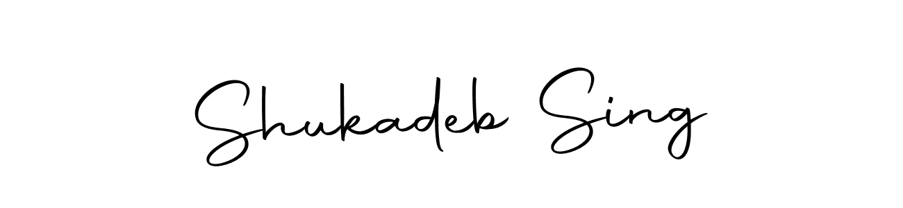 Also we have Shukadeb Sing name is the best signature style. Create professional handwritten signature collection using Autography-DOLnW autograph style. Shukadeb Sing signature style 10 images and pictures png