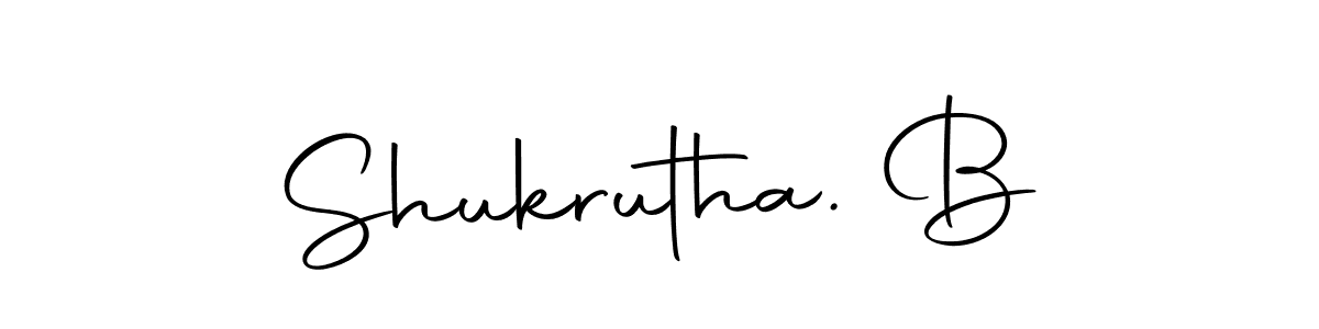 How to Draw Shukrutha. B signature style? Autography-DOLnW is a latest design signature styles for name Shukrutha. B. Shukrutha. B signature style 10 images and pictures png