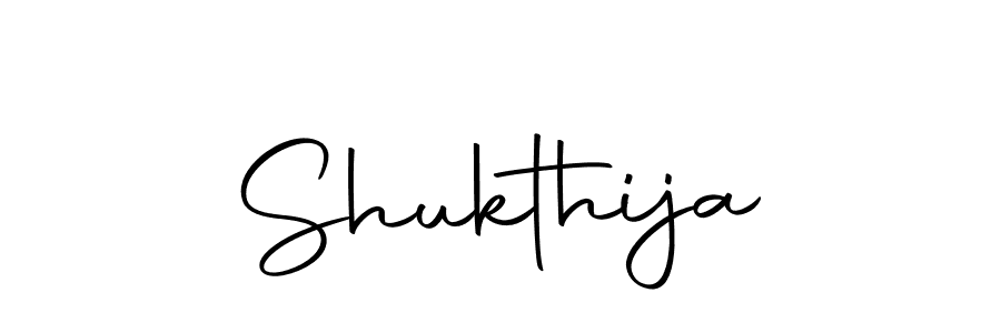 Design your own signature with our free online signature maker. With this signature software, you can create a handwritten (Autography-DOLnW) signature for name Shukthija. Shukthija signature style 10 images and pictures png