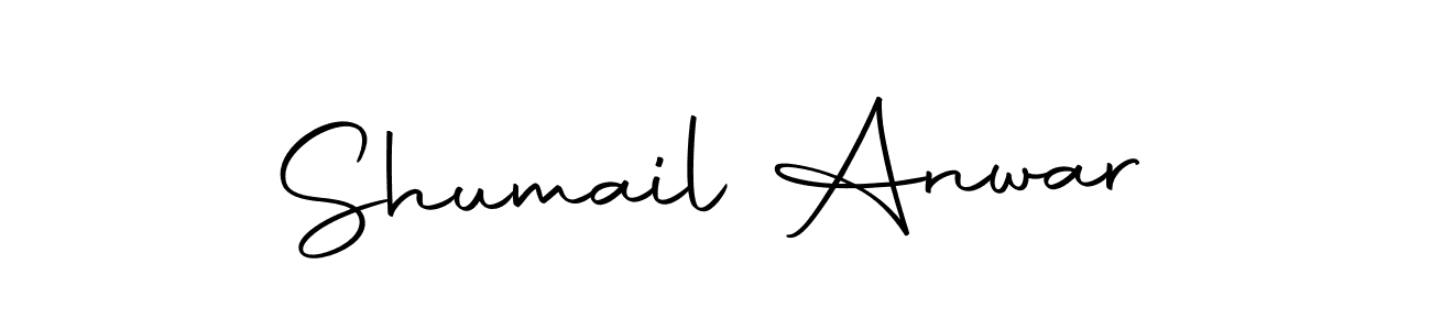 Use a signature maker to create a handwritten signature online. With this signature software, you can design (Autography-DOLnW) your own signature for name Shumail Anwar. Shumail Anwar signature style 10 images and pictures png