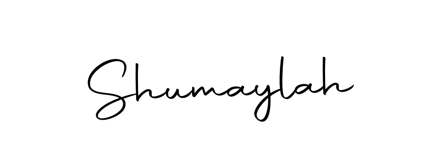 Make a beautiful signature design for name Shumaylah. Use this online signature maker to create a handwritten signature for free. Shumaylah signature style 10 images and pictures png