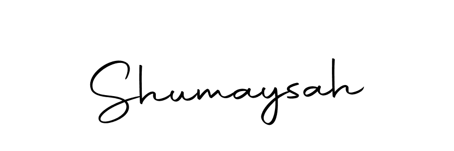 Make a beautiful signature design for name Shumaysah. Use this online signature maker to create a handwritten signature for free. Shumaysah signature style 10 images and pictures png