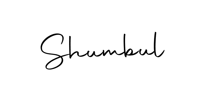 How to make Shumbul signature? Autography-DOLnW is a professional autograph style. Create handwritten signature for Shumbul name. Shumbul signature style 10 images and pictures png