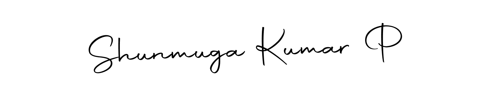 Also we have Shunmuga Kumar P name is the best signature style. Create professional handwritten signature collection using Autography-DOLnW autograph style. Shunmuga Kumar P signature style 10 images and pictures png