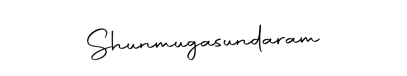 Make a beautiful signature design for name Shunmugasundaram. With this signature (Autography-DOLnW) style, you can create a handwritten signature for free. Shunmugasundaram signature style 10 images and pictures png