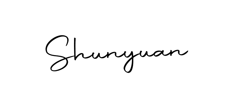 Create a beautiful signature design for name Shunyuan. With this signature (Autography-DOLnW) fonts, you can make a handwritten signature for free. Shunyuan signature style 10 images and pictures png