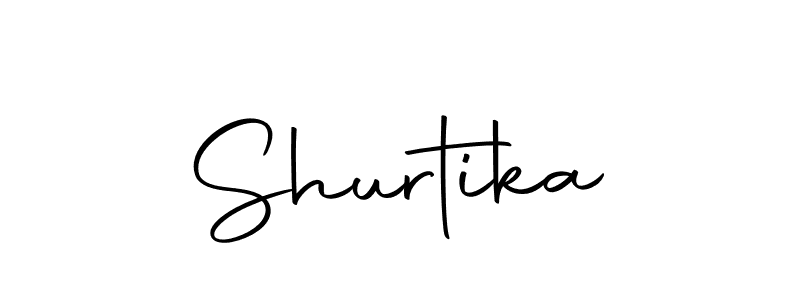 Make a beautiful signature design for name Shurtika. Use this online signature maker to create a handwritten signature for free. Shurtika signature style 10 images and pictures png