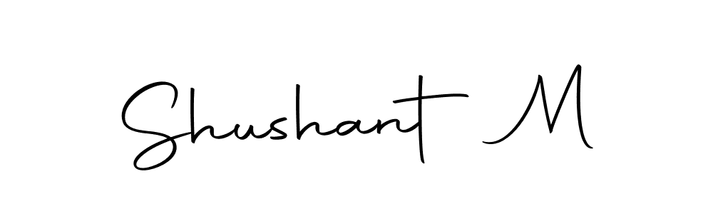 Once you've used our free online signature maker to create your best signature Autography-DOLnW style, it's time to enjoy all of the benefits that Shushant M name signing documents. Shushant M signature style 10 images and pictures png