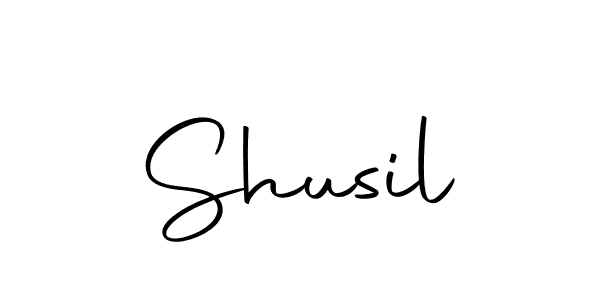 if you are searching for the best signature style for your name Shusil. so please give up your signature search. here we have designed multiple signature styles  using Autography-DOLnW. Shusil signature style 10 images and pictures png