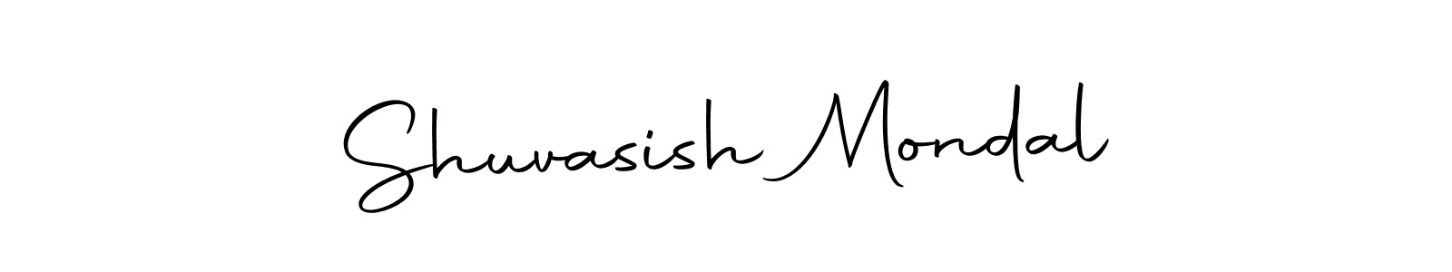 Design your own signature with our free online signature maker. With this signature software, you can create a handwritten (Autography-DOLnW) signature for name Shuvasish Mondal. Shuvasish Mondal signature style 10 images and pictures png