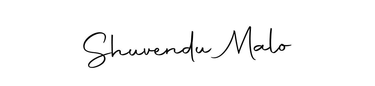 The best way (Autography-DOLnW) to make a short signature is to pick only two or three words in your name. The name Shuvendu Malo include a total of six letters. For converting this name. Shuvendu Malo signature style 10 images and pictures png