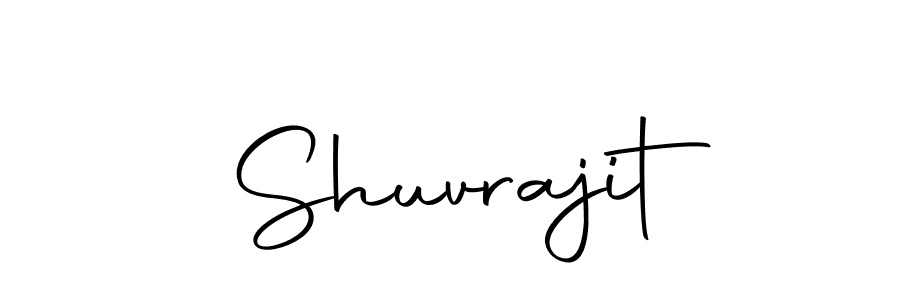 You should practise on your own different ways (Autography-DOLnW) to write your name (Shuvrajit) in signature. don't let someone else do it for you. Shuvrajit signature style 10 images and pictures png