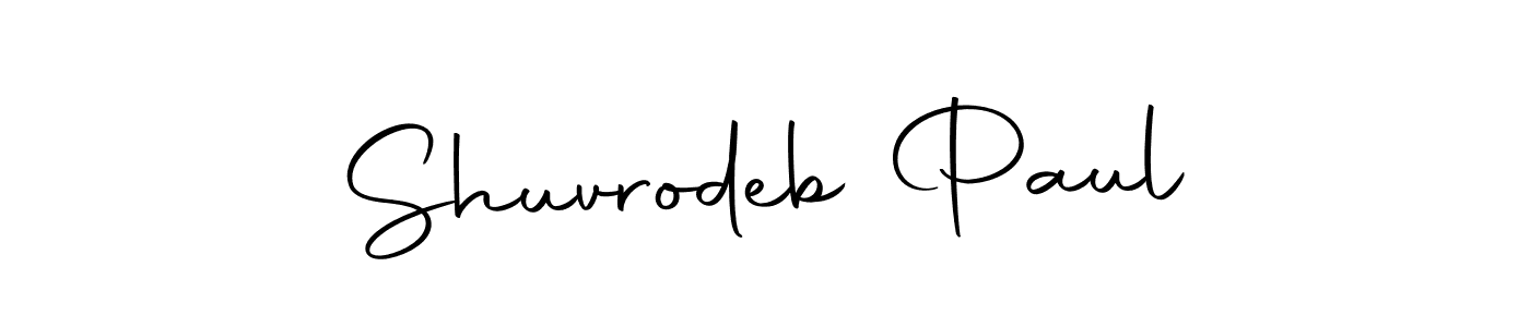 Design your own signature with our free online signature maker. With this signature software, you can create a handwritten (Autography-DOLnW) signature for name Shuvrodeb Paul. Shuvrodeb Paul signature style 10 images and pictures png