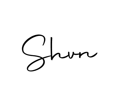 Use a signature maker to create a handwritten signature online. With this signature software, you can design (Autography-DOLnW) your own signature for name Shvn. Shvn signature style 10 images and pictures png