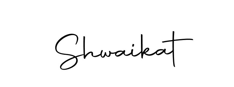 Design your own signature with our free online signature maker. With this signature software, you can create a handwritten (Autography-DOLnW) signature for name Shwaikat. Shwaikat signature style 10 images and pictures png