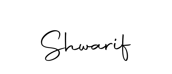 Create a beautiful signature design for name Shwarif. With this signature (Autography-DOLnW) fonts, you can make a handwritten signature for free. Shwarif signature style 10 images and pictures png