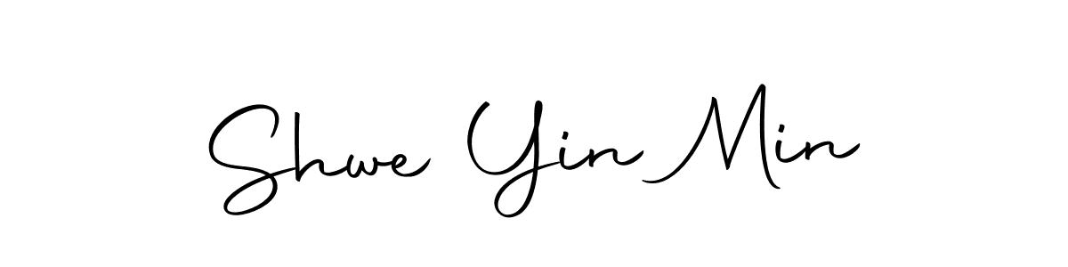 if you are searching for the best signature style for your name Shwe Yin Min. so please give up your signature search. here we have designed multiple signature styles  using Autography-DOLnW. Shwe Yin Min signature style 10 images and pictures png