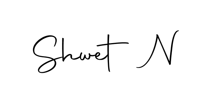 Make a beautiful signature design for name Shwet N. Use this online signature maker to create a handwritten signature for free. Shwet N signature style 10 images and pictures png