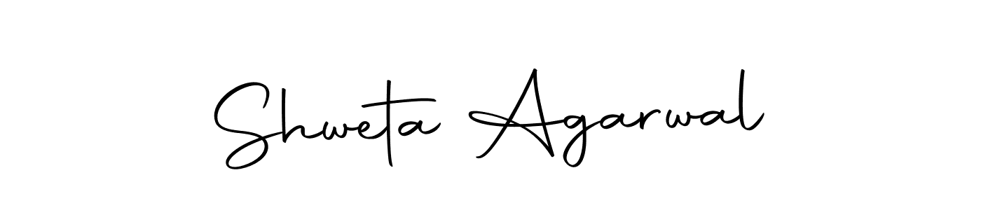 Design your own signature with our free online signature maker. With this signature software, you can create a handwritten (Autography-DOLnW) signature for name Shweta Agarwal. Shweta Agarwal signature style 10 images and pictures png