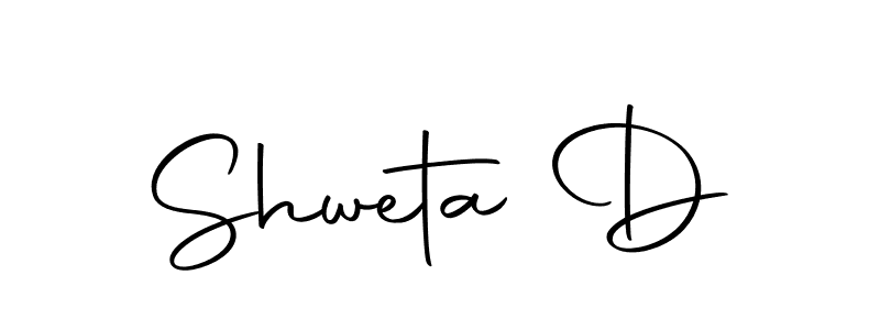 How to make Shweta D signature? Autography-DOLnW is a professional autograph style. Create handwritten signature for Shweta D name. Shweta D signature style 10 images and pictures png