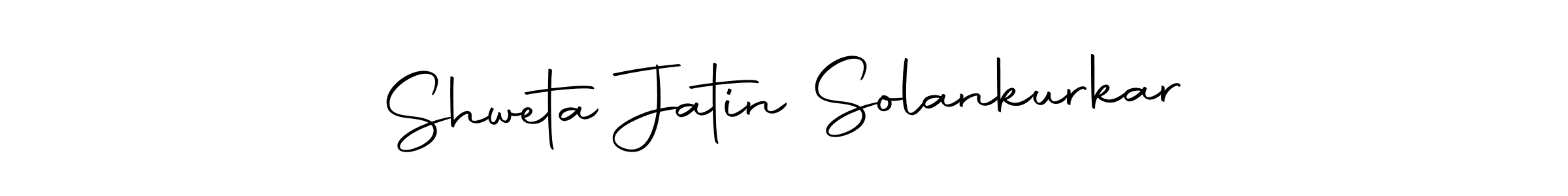 Use a signature maker to create a handwritten signature online. With this signature software, you can design (Autography-DOLnW) your own signature for name Shweta Jatin Solankurkar. Shweta Jatin Solankurkar signature style 10 images and pictures png