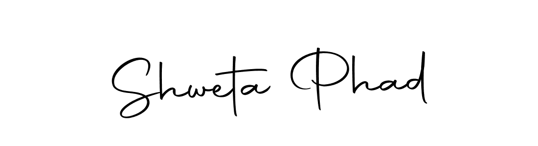 Use a signature maker to create a handwritten signature online. With this signature software, you can design (Autography-DOLnW) your own signature for name Shweta Phad. Shweta Phad signature style 10 images and pictures png