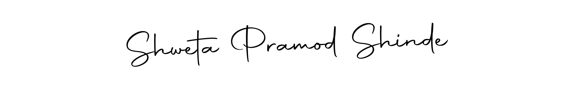 Use a signature maker to create a handwritten signature online. With this signature software, you can design (Autography-DOLnW) your own signature for name Shweta Pramod Shinde. Shweta Pramod Shinde signature style 10 images and pictures png
