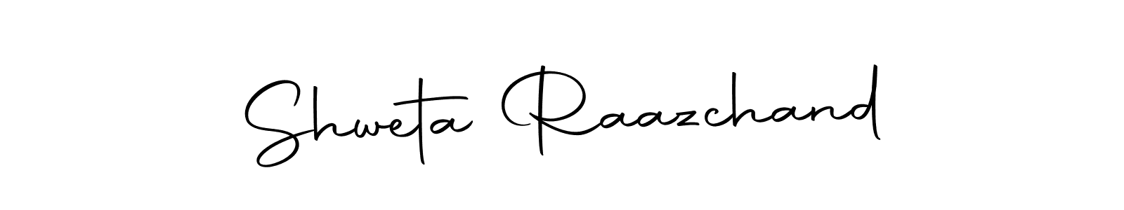 Make a beautiful signature design for name Shweta Raazchand. Use this online signature maker to create a handwritten signature for free. Shweta Raazchand signature style 10 images and pictures png