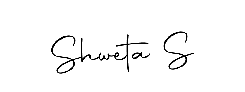 Shweta S stylish signature style. Best Handwritten Sign (Autography-DOLnW) for my name. Handwritten Signature Collection Ideas for my name Shweta S. Shweta S signature style 10 images and pictures png