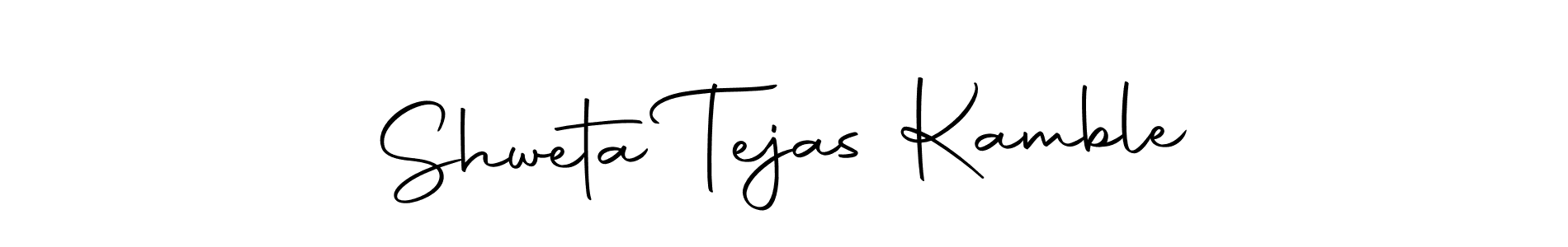 Use a signature maker to create a handwritten signature online. With this signature software, you can design (Autography-DOLnW) your own signature for name Shweta Tejas Kamble. Shweta Tejas Kamble signature style 10 images and pictures png