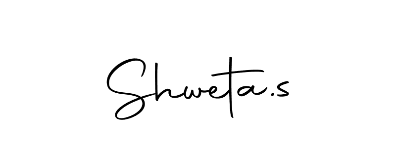 Design your own signature with our free online signature maker. With this signature software, you can create a handwritten (Autography-DOLnW) signature for name Shweta.s. Shweta.s signature style 10 images and pictures png