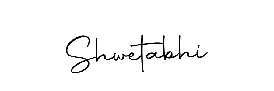 How to make Shwetabhi name signature. Use Autography-DOLnW style for creating short signs online. This is the latest handwritten sign. Shwetabhi signature style 10 images and pictures png