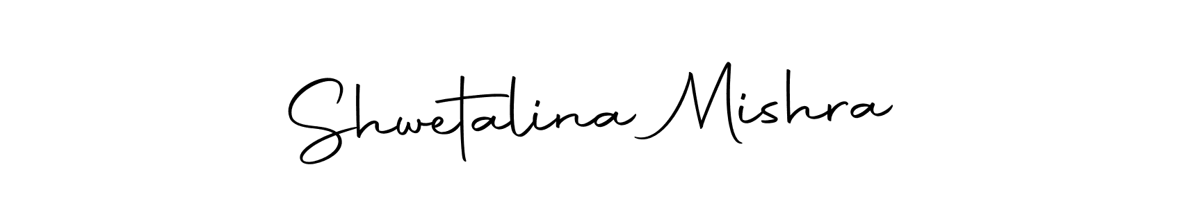 Create a beautiful signature design for name Shwetalina Mishra. With this signature (Autography-DOLnW) fonts, you can make a handwritten signature for free. Shwetalina Mishra signature style 10 images and pictures png