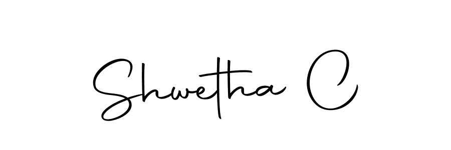 Shwetha C stylish signature style. Best Handwritten Sign (Autography-DOLnW) for my name. Handwritten Signature Collection Ideas for my name Shwetha C. Shwetha C signature style 10 images and pictures png