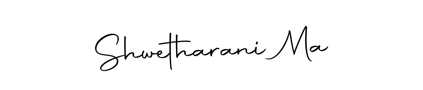 Also we have Shwetharani Ma name is the best signature style. Create professional handwritten signature collection using Autography-DOLnW autograph style. Shwetharani Ma signature style 10 images and pictures png
