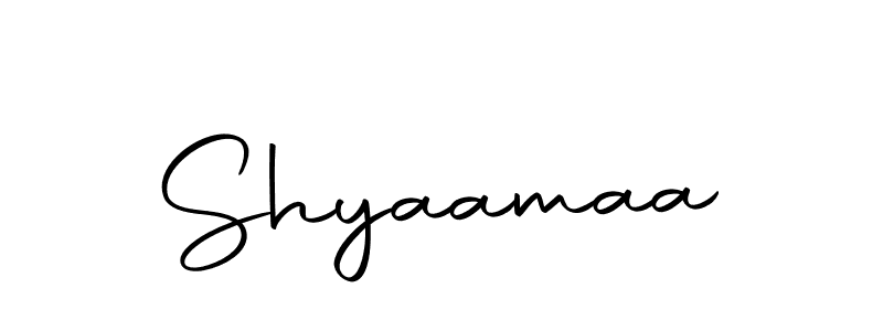 Make a short Shyaamaa signature style. Manage your documents anywhere anytime using Autography-DOLnW. Create and add eSignatures, submit forms, share and send files easily. Shyaamaa signature style 10 images and pictures png