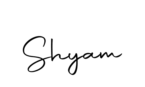 Create a beautiful signature design for name Shyam. With this signature (Autography-DOLnW) fonts, you can make a handwritten signature for free. Shyam signature style 10 images and pictures png