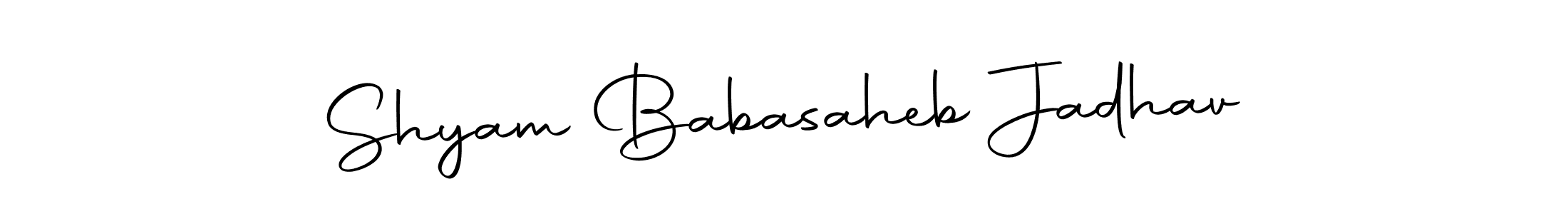 How to make Shyam Babasaheb Jadhav signature? Autography-DOLnW is a professional autograph style. Create handwritten signature for Shyam Babasaheb Jadhav name. Shyam Babasaheb Jadhav signature style 10 images and pictures png