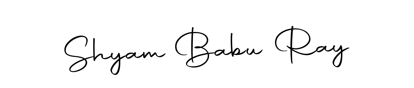 if you are searching for the best signature style for your name Shyam Babu Ray. so please give up your signature search. here we have designed multiple signature styles  using Autography-DOLnW. Shyam Babu Ray signature style 10 images and pictures png