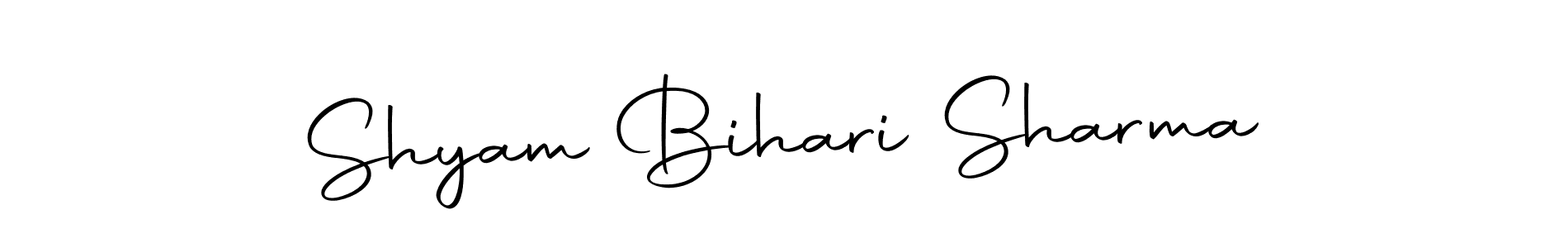 Shyam Bihari Sharma stylish signature style. Best Handwritten Sign (Autography-DOLnW) for my name. Handwritten Signature Collection Ideas for my name Shyam Bihari Sharma. Shyam Bihari Sharma signature style 10 images and pictures png