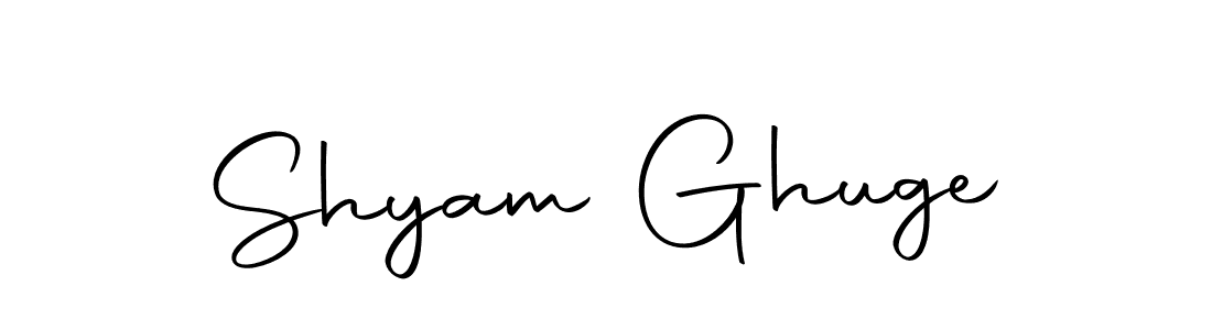 Create a beautiful signature design for name Shyam Ghuge. With this signature (Autography-DOLnW) fonts, you can make a handwritten signature for free. Shyam Ghuge signature style 10 images and pictures png