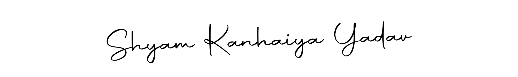 Create a beautiful signature design for name Shyam Kanhaiya Yadav. With this signature (Autography-DOLnW) fonts, you can make a handwritten signature for free. Shyam Kanhaiya Yadav signature style 10 images and pictures png