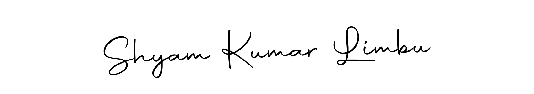 Autography-DOLnW is a professional signature style that is perfect for those who want to add a touch of class to their signature. It is also a great choice for those who want to make their signature more unique. Get Shyam Kumar Limbu name to fancy signature for free. Shyam Kumar Limbu signature style 10 images and pictures png