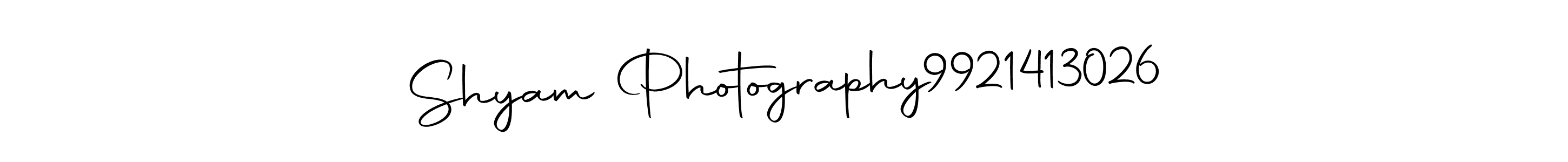 The best way (Autography-DOLnW) to make a short signature is to pick only two or three words in your name. The name Shyam Photography  9921413026 include a total of six letters. For converting this name. Shyam Photography  9921413026 signature style 10 images and pictures png