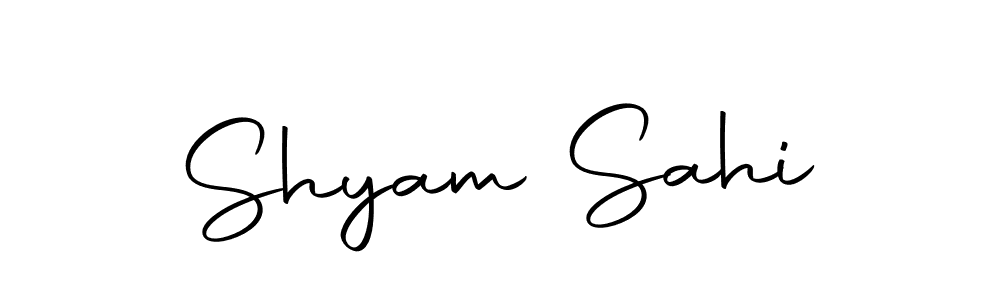 Use a signature maker to create a handwritten signature online. With this signature software, you can design (Autography-DOLnW) your own signature for name Shyam Sahi. Shyam Sahi signature style 10 images and pictures png