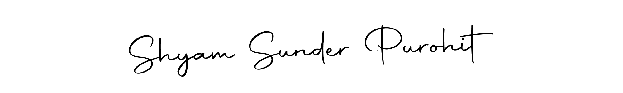 How to make Shyam Sunder Purohit signature? Autography-DOLnW is a professional autograph style. Create handwritten signature for Shyam Sunder Purohit name. Shyam Sunder Purohit signature style 10 images and pictures png