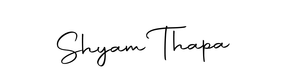 Make a short Shyam Thapa signature style. Manage your documents anywhere anytime using Autography-DOLnW. Create and add eSignatures, submit forms, share and send files easily. Shyam Thapa signature style 10 images and pictures png